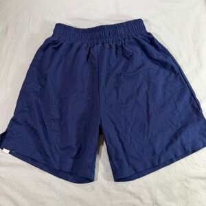 Viella Dance Collection Kids Navy Blue Athletic Dance Shorts M Elastic Waist